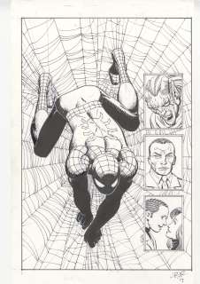 John Romita Jr. - Amazing Spider-Man #584 Original Comic Art COVER