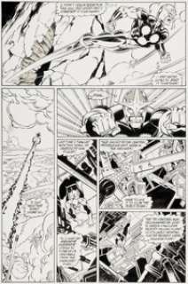 Mark Bagley and Sam de la Rosa The Amazing Spider-Man #352 Story Page 5 Original Art (Marvel, 1991). | Heritage