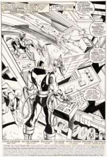 Walt Simonson and Bob Wiacek X-Factor #25 Splash Page 1 Original Art (Marvel, 1988). | Heritage
