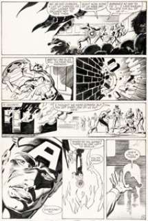 Frank Miller Marvel Fanfare #18 Captain America Story Page 20 Original Art (Marvel, 1985). | Heritage