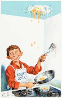 Norman Mingo A MAD Scramble Paperback Book Cover Original Art (Warner Books, 1977). | Heritage