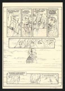 Lucien Rollin - Planche 0riginale n°6 - Saskia des vagues