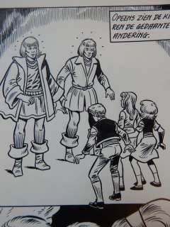 Studio Vandersteen - Jeff Broeckx - Maria de Winter | Dag en Heidi 11 - Originele pagina (p.34) - De Kristallen Waterval - 1984 | Catawiki