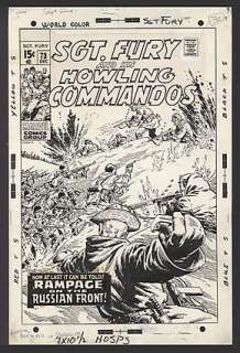 SGT. FURY AND HIS HOWLING COMMANDOS Issue #73 Cover | ComicConnect