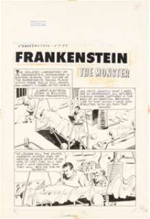 Bob Jenney "Frankenstein #1" (Dell, 1963), Complete 32-Page Artwork. | Heritage