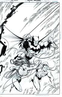 Mike Norton - Trinity #48 Cover (Awesome Batman, Superman, Wonder Woman Cover!) 2009