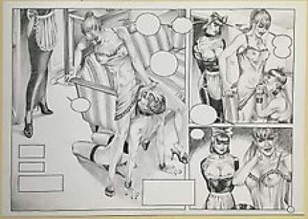 Xavier Duvet - Transfrancisco - Xavier Duvet - Planche originale de bande dessinėe - Format: 29,7 x 42 cm. - Exemplaire unique