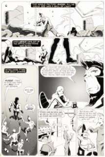 Steve Rude Nexus #1 Story Page 22 Original Art (Capital Comics, 1981).