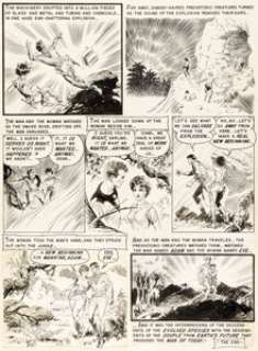 Al Williamson, Roy Krenkel, and Frank Frazetta Weird Science #22 Story Page 8 Original Art (EC, 1953).