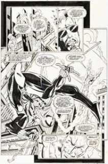 Mark Bagley and Larry Mahlstedt The Amazing Spider-Man #407 Story Page 9 Original Art (Marvel, 1995).