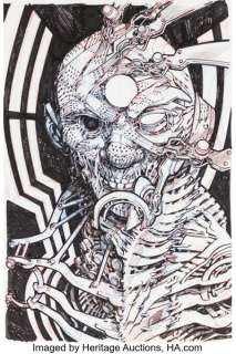 Eric Canete Cyborg #16 Cover Original Art (DC, 2017).