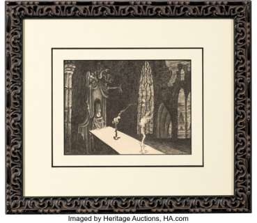 Kay Nielsen - Sleeping Beauty (Walt Disney, 1952-53), Dining Room Early Concept Illustration Original Art. | Heritage