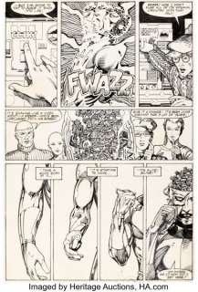 Herb Trimpe and Barry Windsor-Smith Machine Man #1 Story Page 12 Original Art (Marvel, 1984).