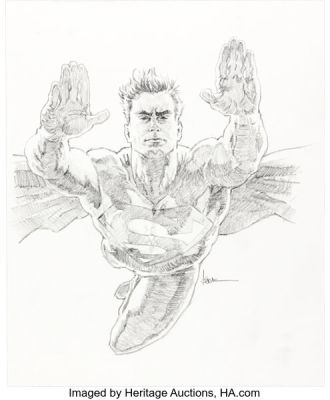 Kaare Andrews Action Comics #999 Variant Cover Original Art (DC, 2018).