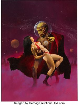 Enric (Enrique Torres-Prat) Vampirella #65 Cover Painting Original Art (Warren, 1977). | Heritage