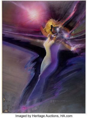 Bill Sienkiewicz Dazzler #28 Cover Painting Original Art (Marvel, 1983).