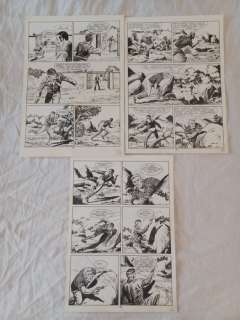 Bignotti, Franco | Bignotti, Franco - 3x tavole originali - Mister No n. 12 "Tango Martinez" - (1976) | Catawiki