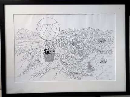 Rehr - Rasmus Klump ballontur i Ã˜sten