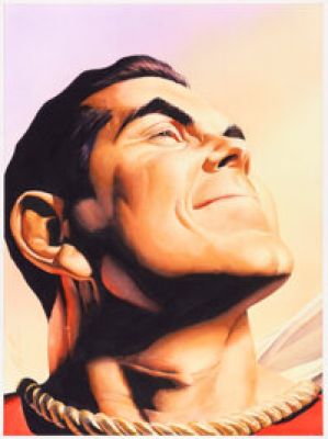 Alex Ross Shazam: Power of Hope Cover Original Art (DC, 2000).