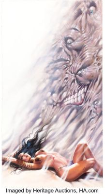 Lucio Parrillo Warlord of Mars #19 Variant Cover Original Art (Dynamite Entertainment, 2012).