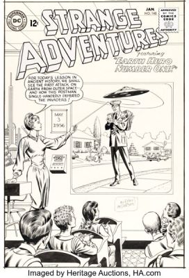 Murphy Anderson Strange Adventures #148 Cover Original Art (DC, 1963).