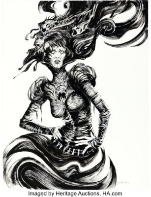 Jean-Sébastien Rossbach - Mother Illustration Original Art (Daniel Maghen, 2012). | Heritage