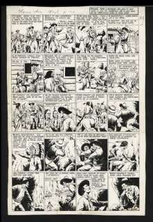 Le Rallic, Étienne | Le Rallic, Étienne - Planche originale - Horn du West - (années 1960) | Catawiki