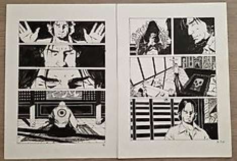 Burchielli, Riccardo | Burchielli, Riccardo - 2x tavole originali - John Doe "Questioni d’onore" - (2004) | Catawiki
