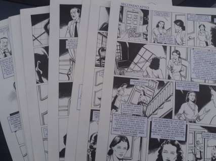 Raimondo, Luca | Raimondo, Luca - 10x tavole originali "Il Teatro di Eduardo - tomo n. 3 - (1991) | Catawiki