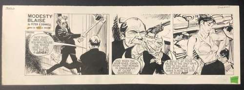 Colvin, Neville | Colvin, Neville - Original strip - Modesty Blaise - The Return of The Mammoth - (1984) | Catawiki