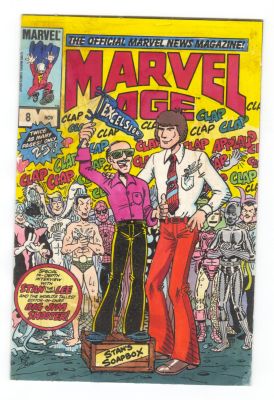 Marvel Age #8 Original Hand Color Comic Cover Color Guide Production Art | Neat Stuff Vault