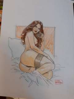 Luca Raimondo | Luca Raimondo - Portfolio Bed Girls - con illustrazione originale - tiratura limitata 63 / 200 - Page volante - EO - (2022) | Catawiki