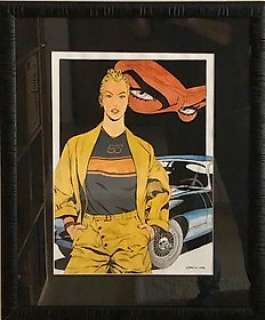 Facciolo, Enzo - 1 Original colour drawing - Diabolik - “Dipinto con cornice” - 2017