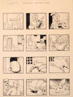 Â«Les Aventures d’une balle de LebelÂ». Planche Ã  l’encre de Chine sur papier | Tessier Sarrou