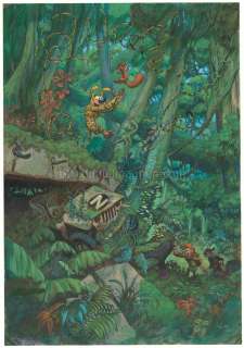 Yoann - Illustration originale inédite, Les Retrouvailles #2 - La Colère du Marsupilami - Spirou et Fantasio