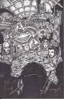 Kevin Eastman | TMNT Issue 71 Original Art – a Feast At Toad Baron’S | Kevin Eastman