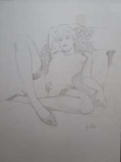 Frollo, Leone - 1 Original drawing - Mona Street | Catawiki