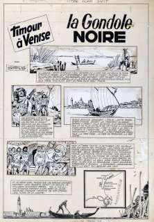 Sirius - Les Timour, planche n°1 Ã  l‘encre de Chine et…