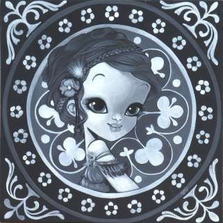 Karo | Fleur de femmes, illustration Ã  l’acrylique sur… | Millon