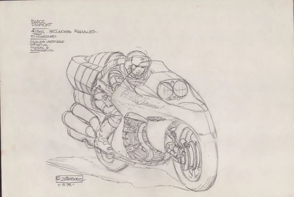 “L’étoile noire”, Preliminary Sketch #5 | Corner4art