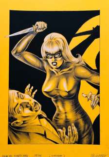 Nik Guerra - 1 Original colour page - Il Giallo del fumetto Nero - “Zakimort” tavola n. 19 - 2023 | Catawiki