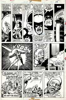 George Perez Vince Colletta - Inhumans #4 P 15 (Karnak, Medusa, Black Bolt Killsâ Shatterstar!) 1976