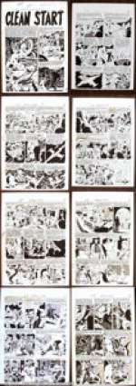 Wally Wood - Original Art for "Clean Start" from Incredible Science Fiction #30 - Complete 8-Page - | Heritage