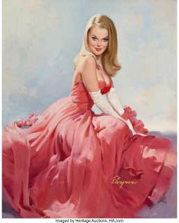 Gil Elvgren (American, 1914-1980) It Will Take More than One Evening Out..., 1969 Oil on canvas 30 x 24 inches - | Heritage