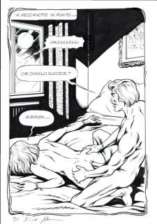 Giovanni Romanini - 1 Original page - Ulula supplemento al #21 - "I depravati di Manila" - 1983 | Catawiki