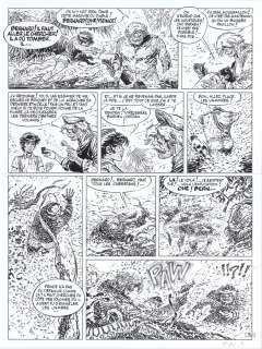 Hermann | Bernard Prince, planche n°36 Ã  l’encre de Chine… | Millon