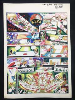 Altan, Francesco Tullio - 1 Original colour page - Kika & Jaime - L’Anello Indiano | Catawiki