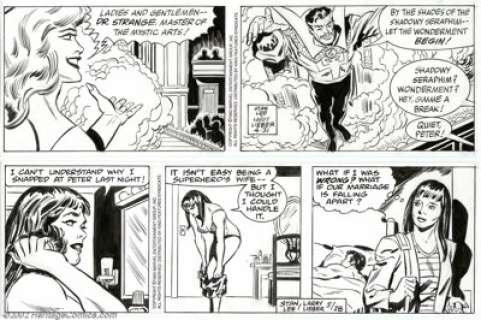 Larry Lieber - Original Comic Strip Art for The Amazing Spider-Man Dailies, Lot of 100 (King Features - | Heritage