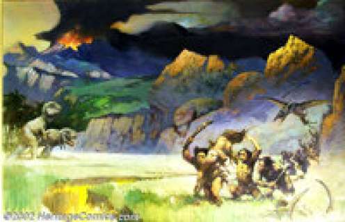 Frank Frazetta - Original Painting, "Savage World" (1967). Some pieces of art stand as the definitive - | Heritage