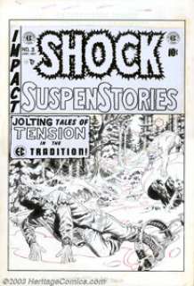 Wally Wood - Original Cover Art for Shock SuspenStories #3 (EC, 1952). A "Jolting Tale of Tension" as - | Heritage